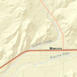 Mancos Street Map