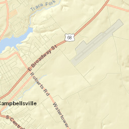 1-99 Hastings Circle Campbellsville KY Street Map