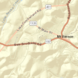 Mount Vernon Street Map