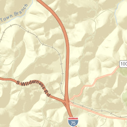 Rockcastle County Street Map