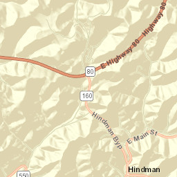 Hindman Street Map