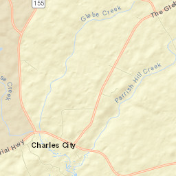 Charles City County Street Map