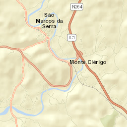São Marcos da Serra Street Map