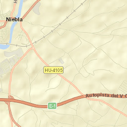 Niebla Street Map