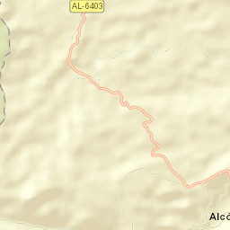 Alcóntar Street Map