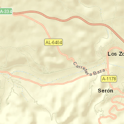 Serón Street Map