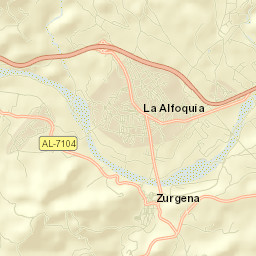 Zurgena Street Map