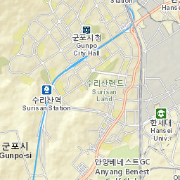 Gunpo-si Street Map