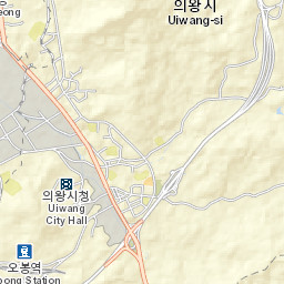 Uiwang-si Street Map