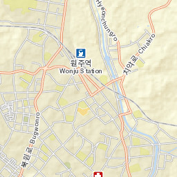 Wŏnju Street Map
