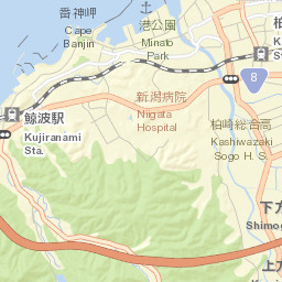 Kashiwazaki Street Map