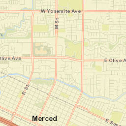 Merced Street Map
