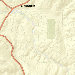 Oakhurst Street Map