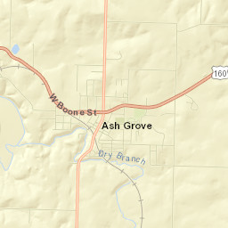 Ash Grove Street Map