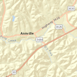 Annville Street Map
