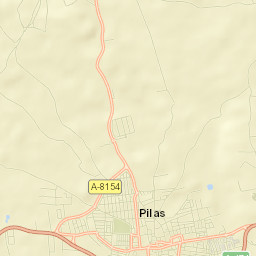 Pilas Street Map