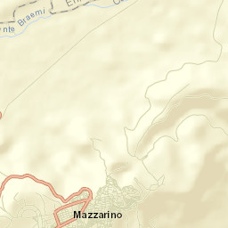 Mazzarino Street Map