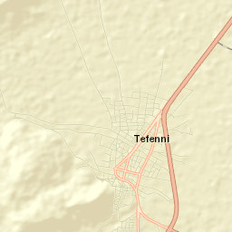 Tefenni Street Map