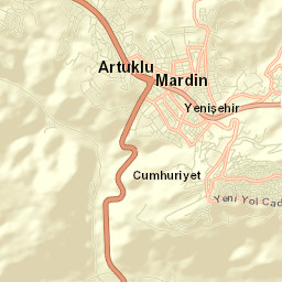 Artuklu Street Map
