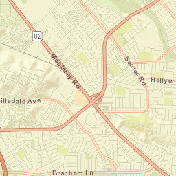 Seven Trees Street Map