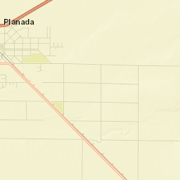 Planada Street Map