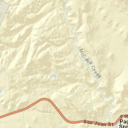 Pagosa Springs Street Map