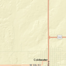 Coldwater Street Map