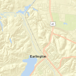 Earlington Street Map