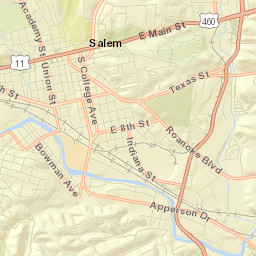 City of Salem Street Map
