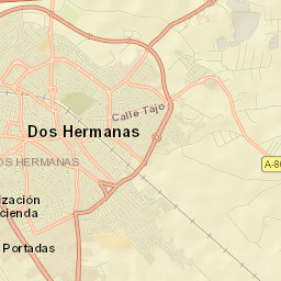 Dos Hermanas Street Map