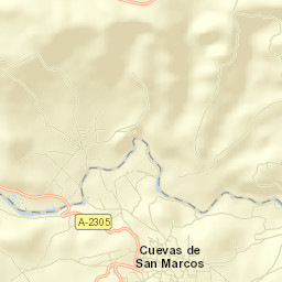 Cuevas de San Marcos Street Map