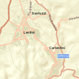Lentini Street Map