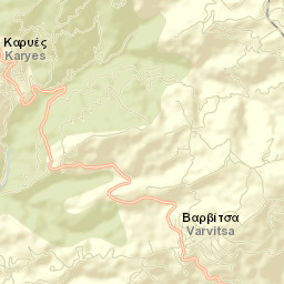 Karyés Street Map