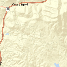 Coarsegold Street Map