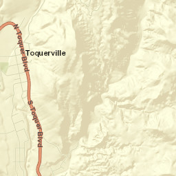 Toquerville Street Map