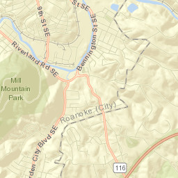 3201-3299 Mt Pleasant Blvd, Roanoke, VA 24014, USA Street Map