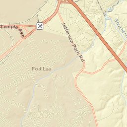 Fort Lee Street Map