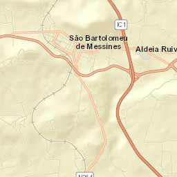 São Bartolomeu de Messines Street Map