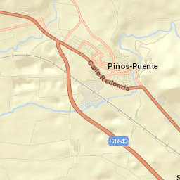 Pinos Puente Street Map