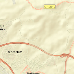 Peligros Street Map