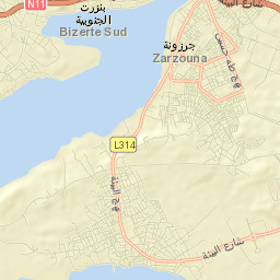 Menzel Abderhaman Street Map