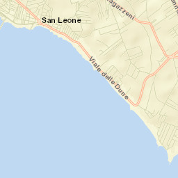 San Leone Mosè Street Map