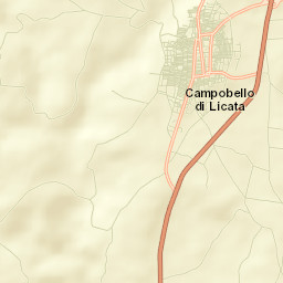 Campobello di Licata Street Map