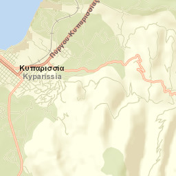 Kyparissía Street Map