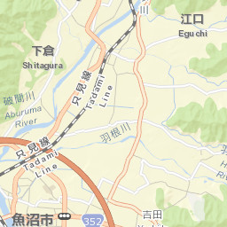 Uonuma Street Map