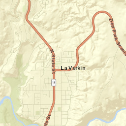 LaVerkin Street Map