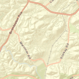 Cave Spring Street Map