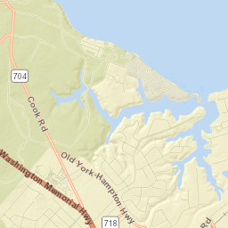 1010-1016 Old Wormley Creek Rd, Yorktown, VA Street Map