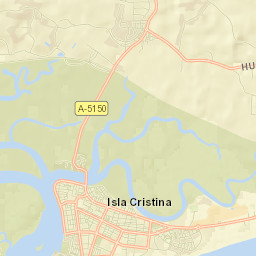 Isla Cristina Street Map