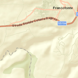 Francofonte Street Map